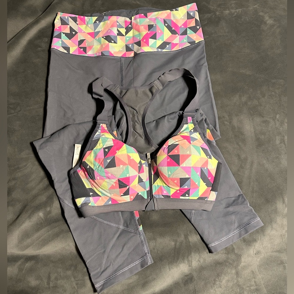 Victorias Secret VSX Sport athletic leggings and sports bra set